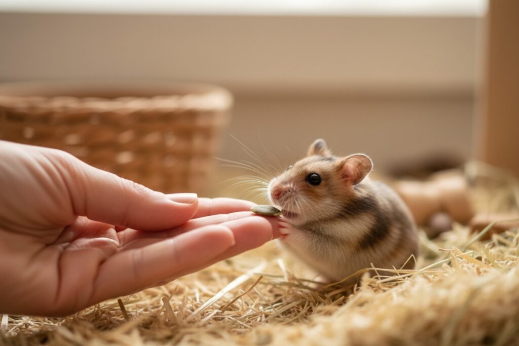 apprivoiser hamster